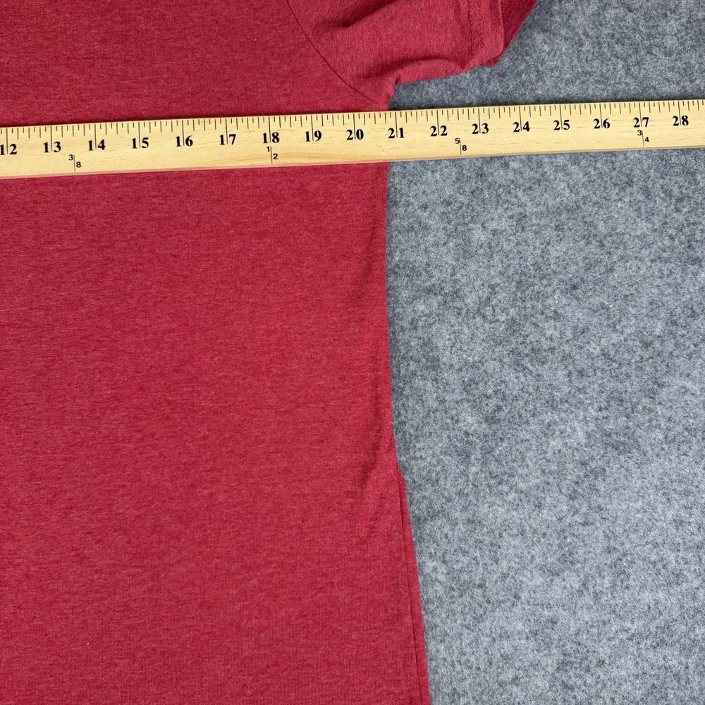 Disney Store TShirt Medium Mickey Mouse Red Flag American Classic Black